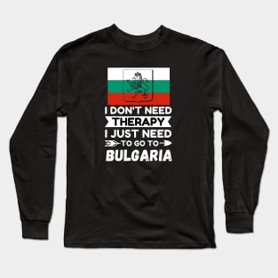 Bulgaria Travel Long Sleeve T-Shirt